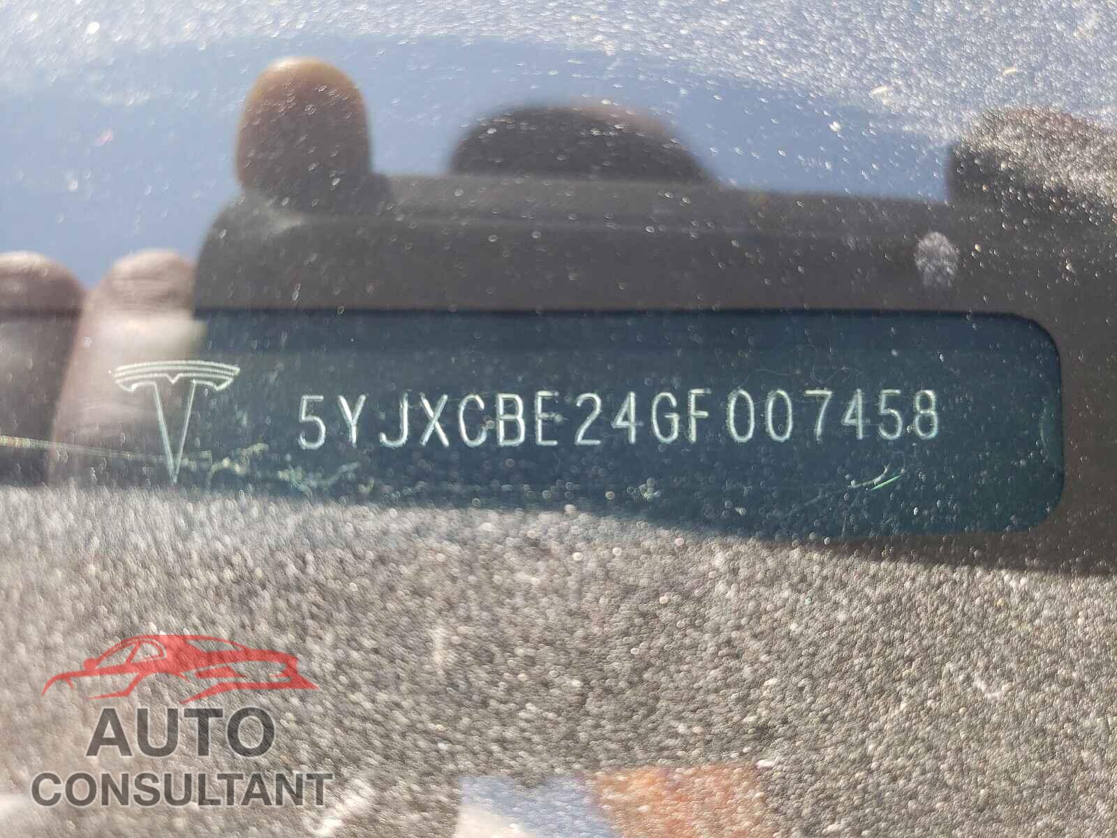 TESLA MODEL X 2016 - 5YJXCBE24GF007458