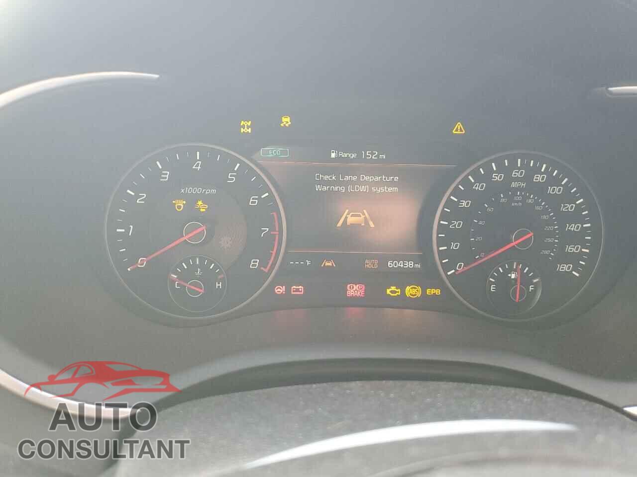 KIA STINGER 2022 - KNAE55LC3N6103263