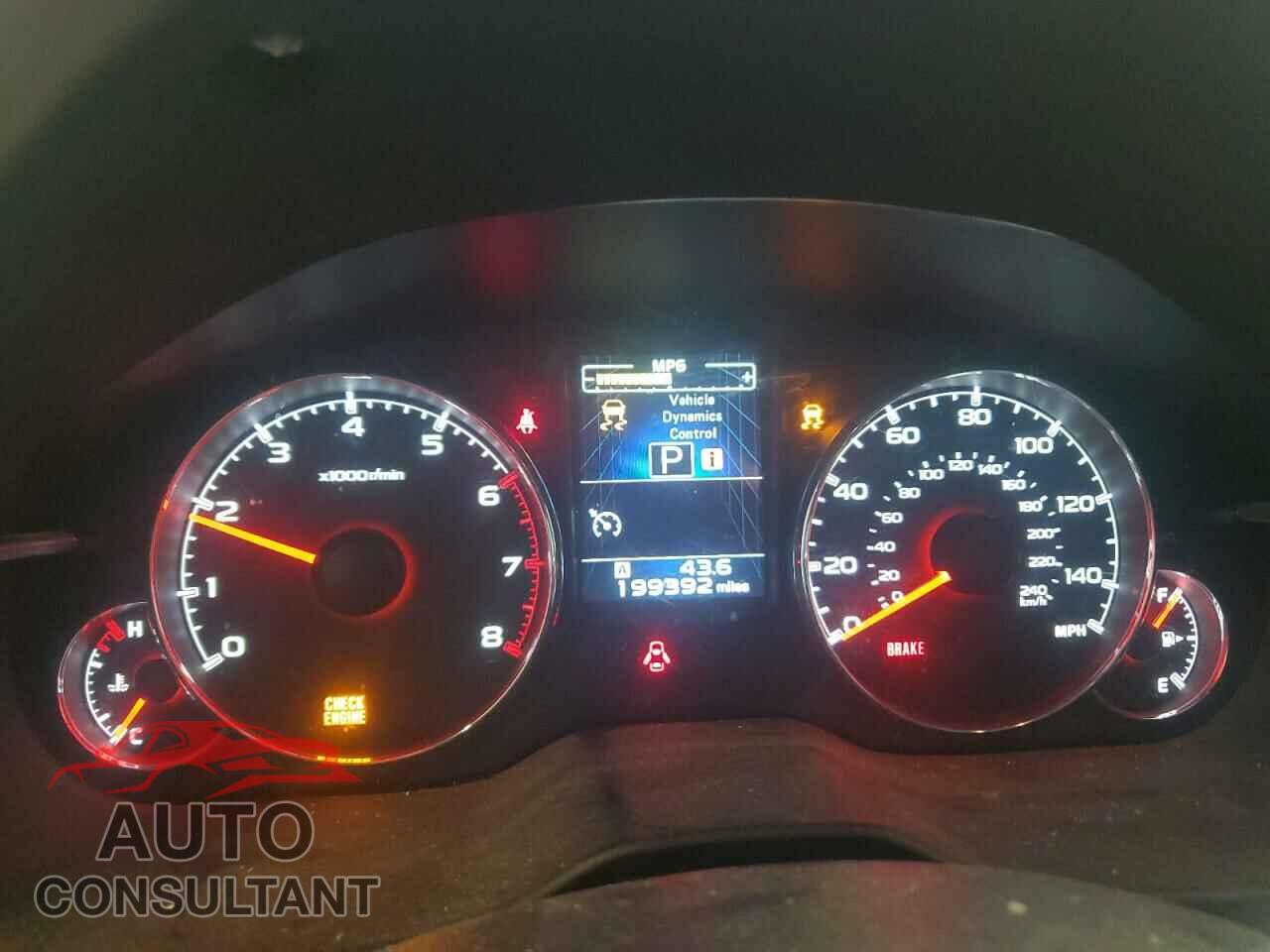 SUBARU OUTBACK 2013 - 4S4BRBKC9D3302226