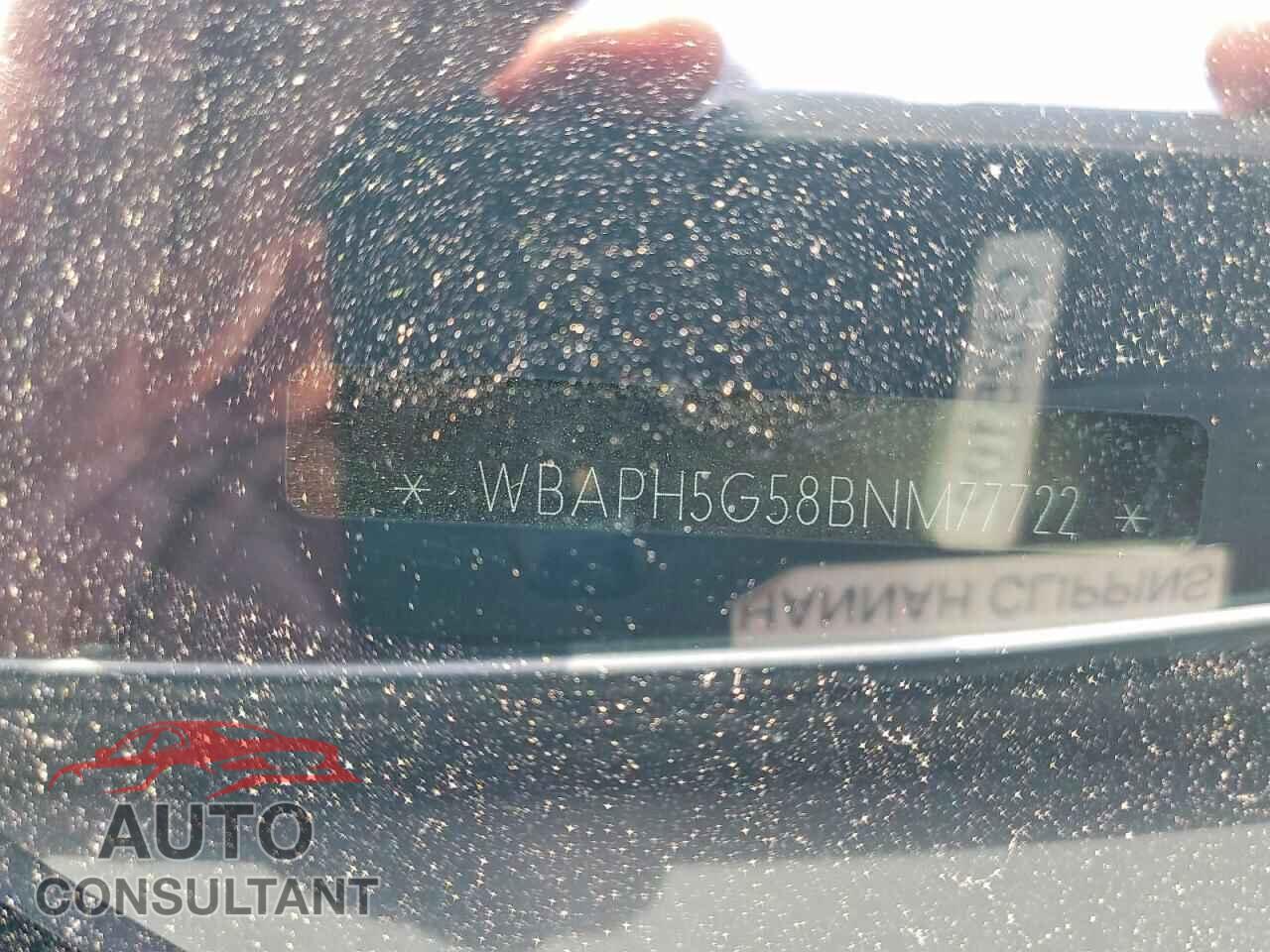 BMW 3 SERIES 2011 - WBAPH5G58BNM77722