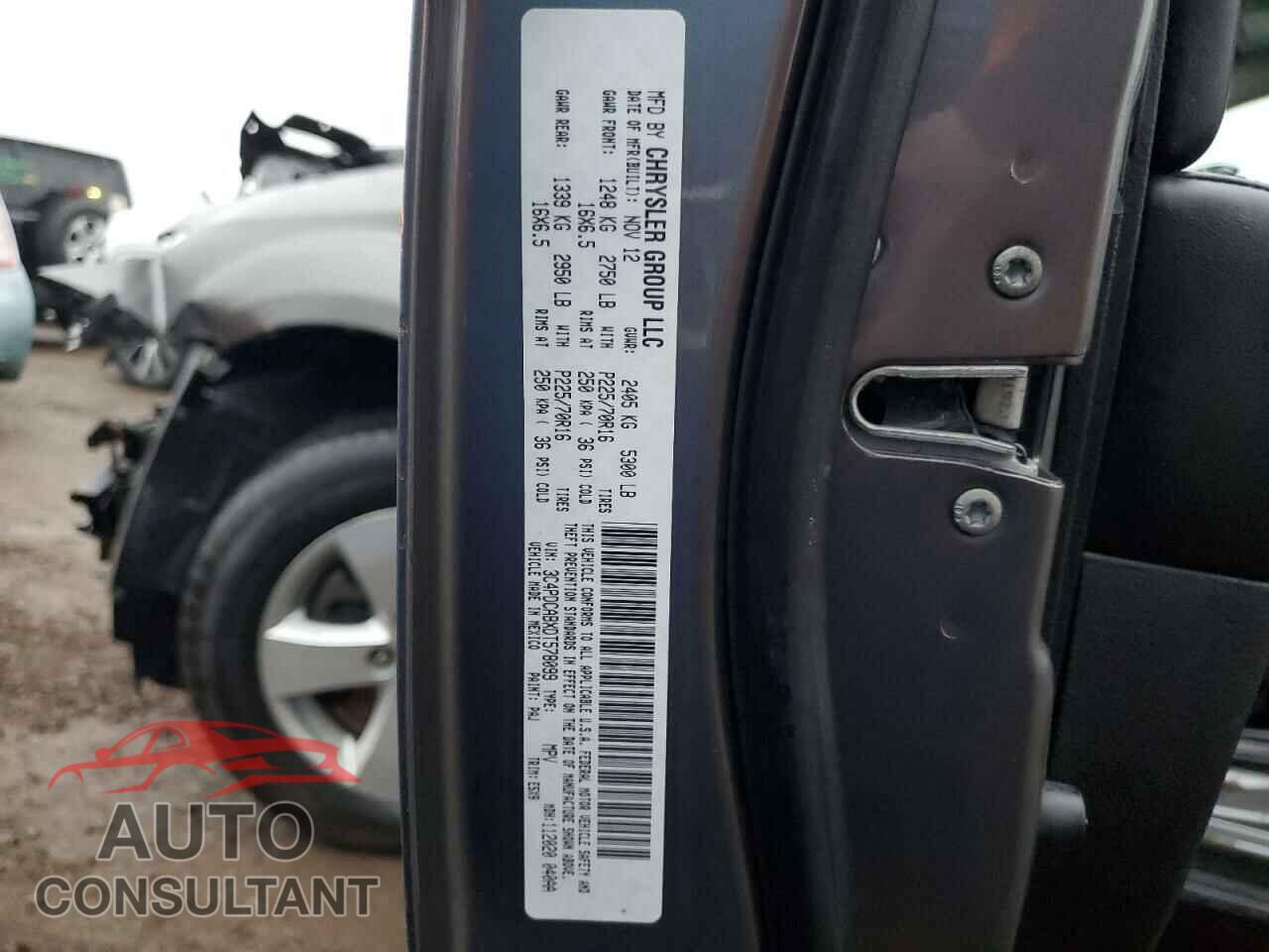 DODGE JOURNEY 2013 - 3C4PDCABXDT578099