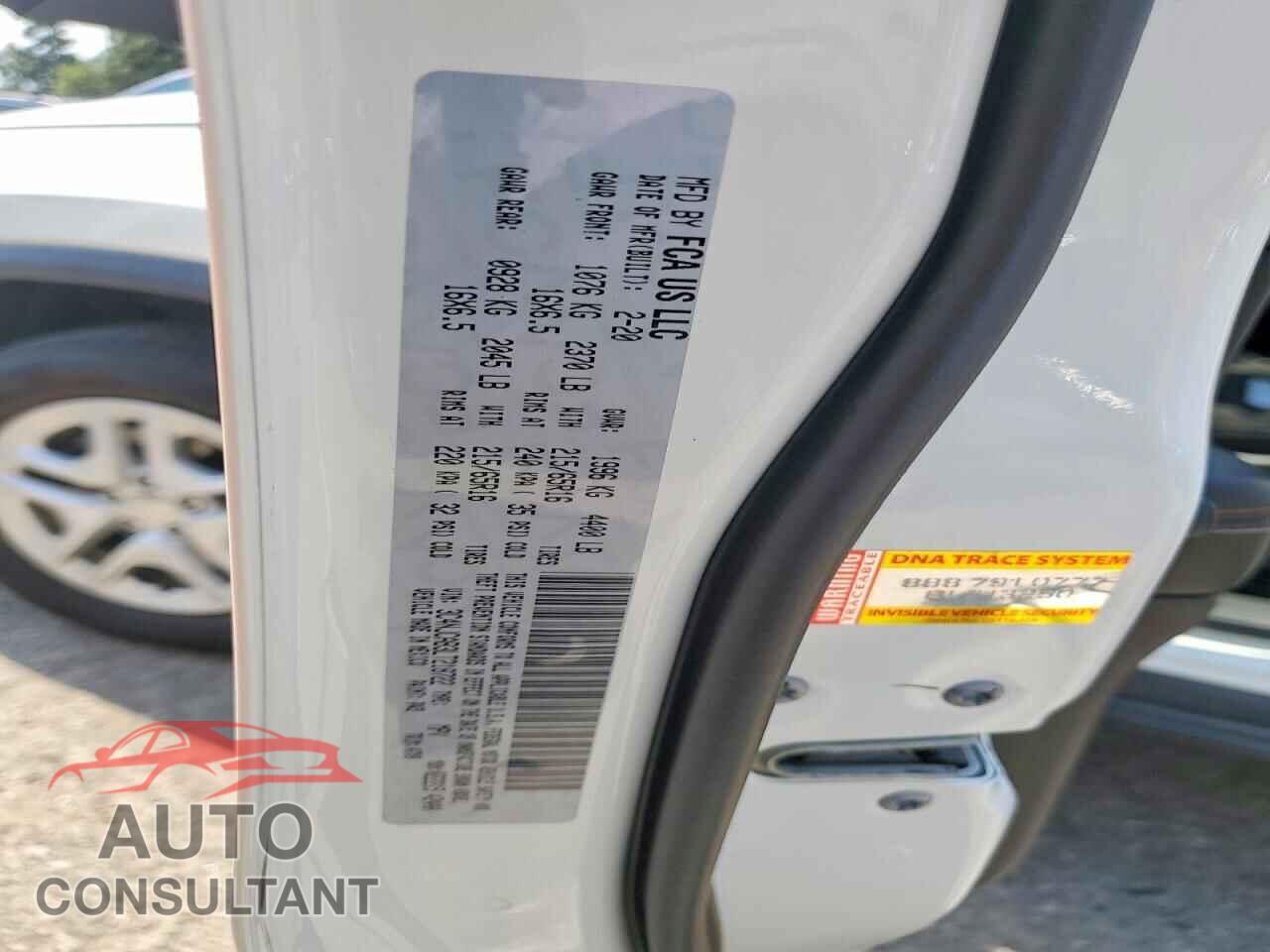 JEEP COMPASS 2020 - 3C4NJCAB3LT218722