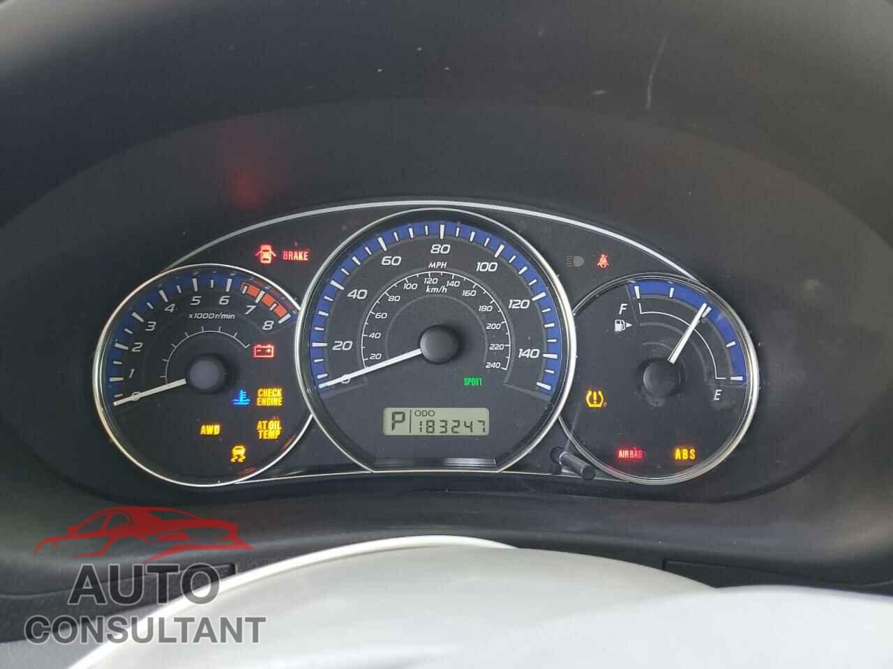 SUBARU FORESTER 2011 - JF2SHBBC3BH723142