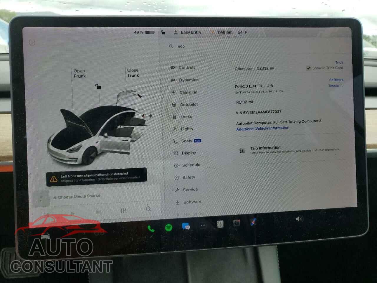 TESLA MODEL 3 2021 - 5YJ3E1EA4MF877037