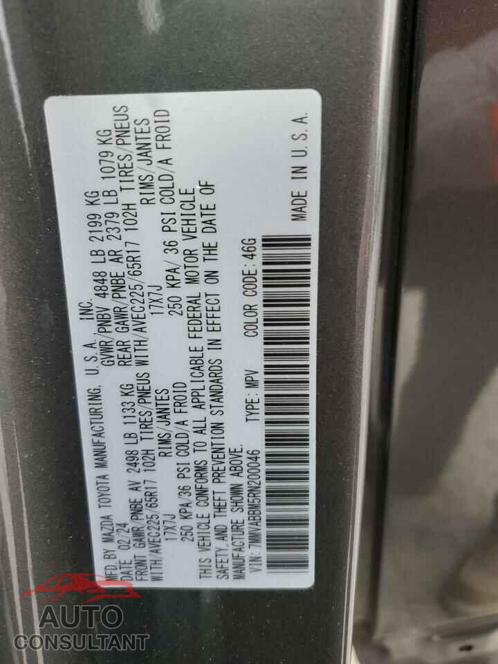 MAZDA CX-50 PREF 2024 - 7MMVABBM5RN200046