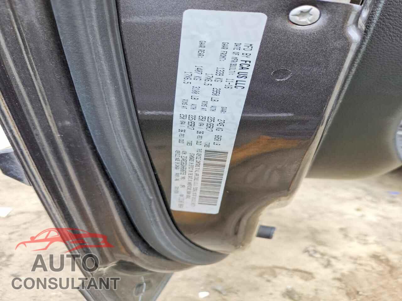 DODGE CARAVAN 2017 - 2C4RDGBGXHR606759