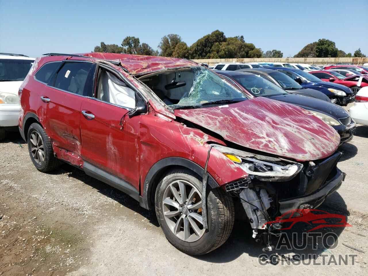 HYUNDAI SANTA FE 2017 - KM8SN4HF9HU222353