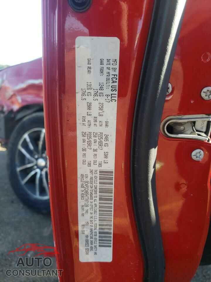 DODGE JOURNEY 2017 - 3C4PDCAB5HT707128