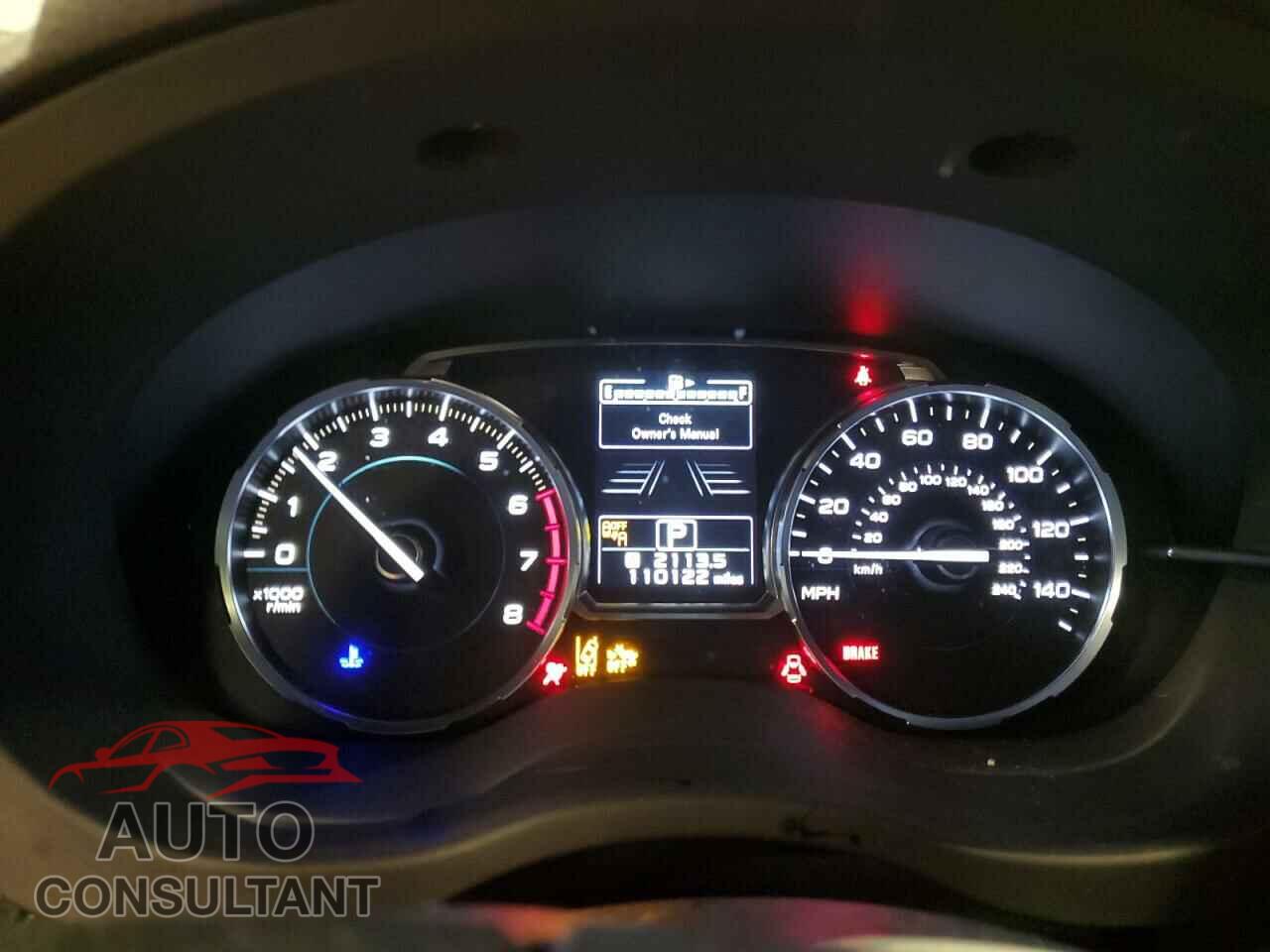 SUBARU FORESTER 2017 - JF2SJAGC4HH488962