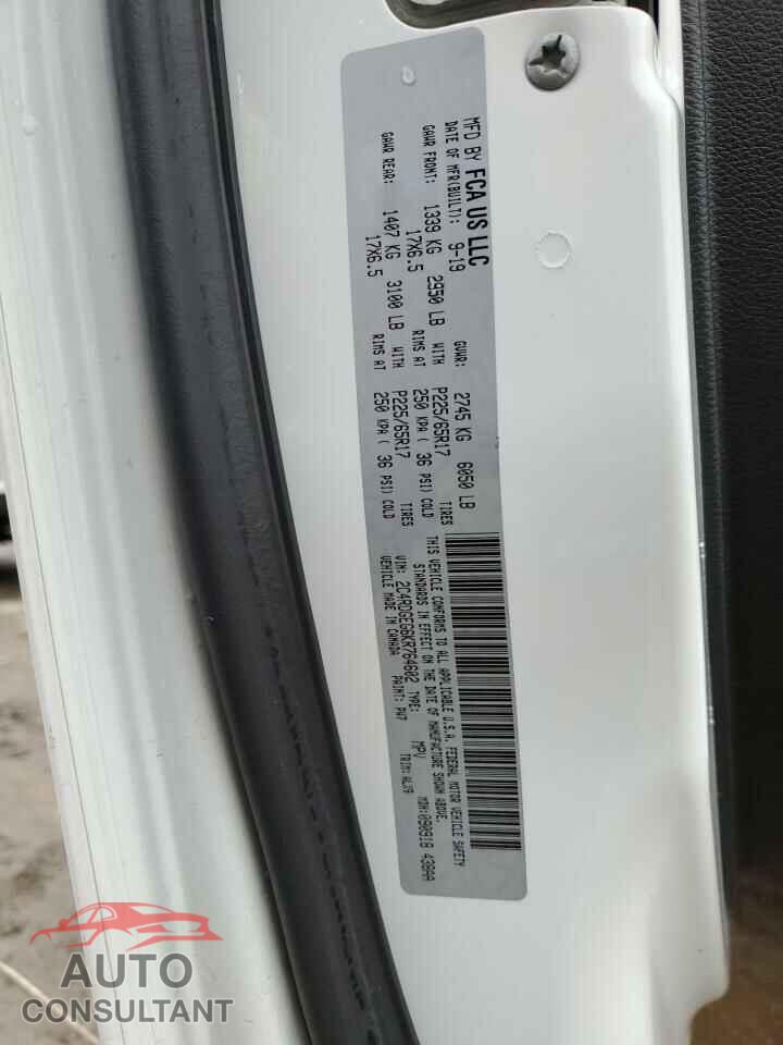 DODGE CARAVAN 2019 - 2C4RDGEG6KR764602