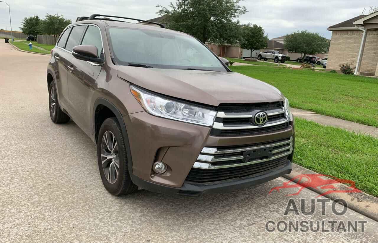 TOYOTA HIGHLANDER 2018 - 5TDZZRFH1JS288110