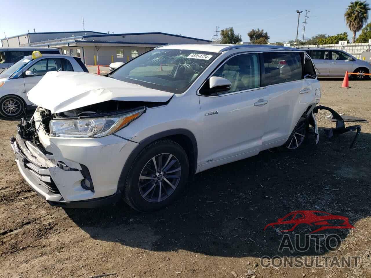 TOYOTA HIGHLANDER 2018 - 5TDJGRFH3JS042548