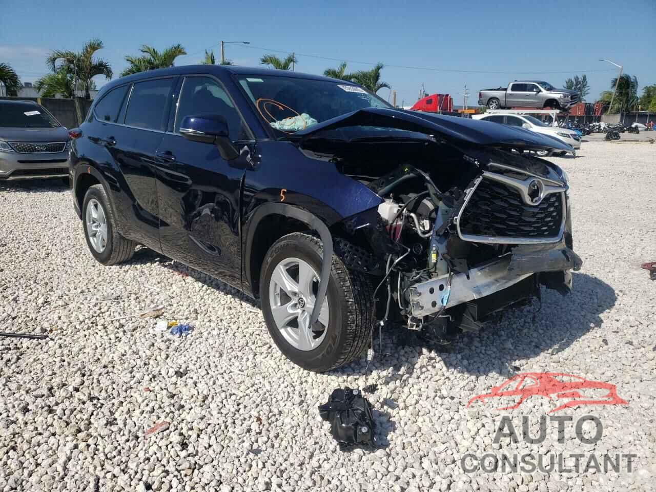 TOYOTA HIGHLANDER 2021 - 5TDCZRAH6MS053011