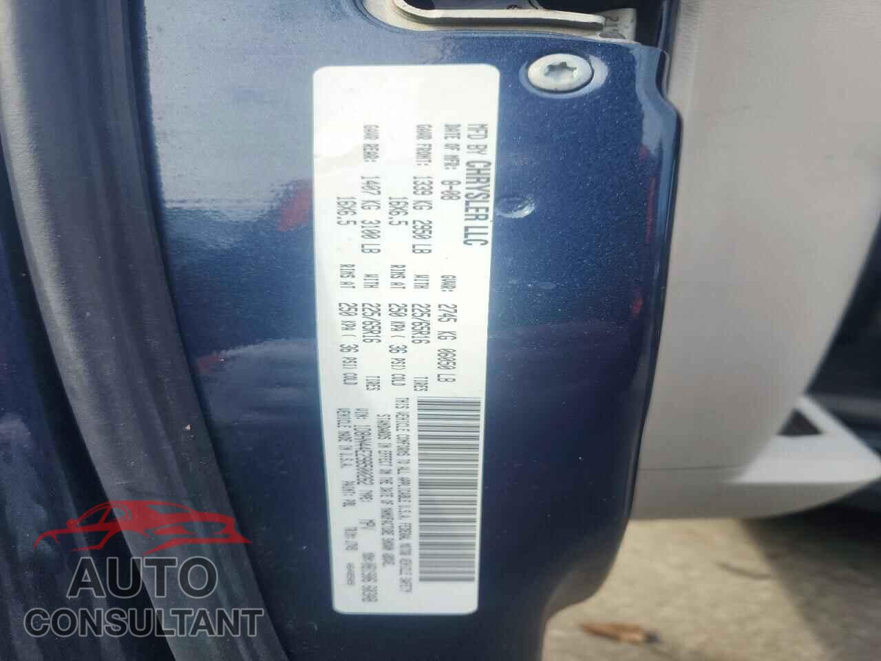 DODGE CARAVAN 2009 - 1D8HN44E29B500262