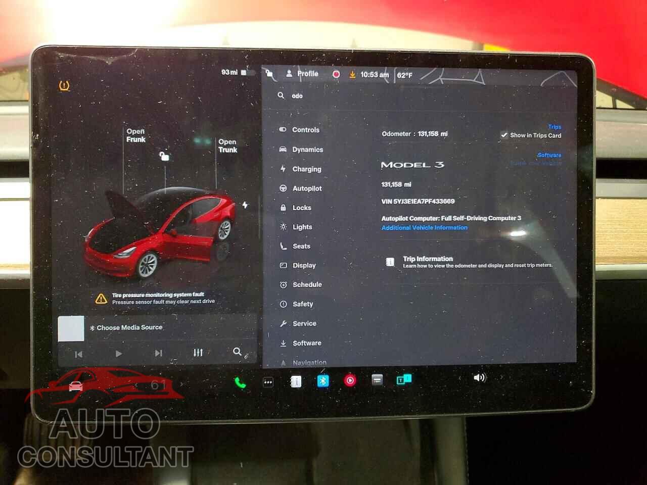 TESLA MODEL 3 2023 - 5YJ3E1EA7PF433669