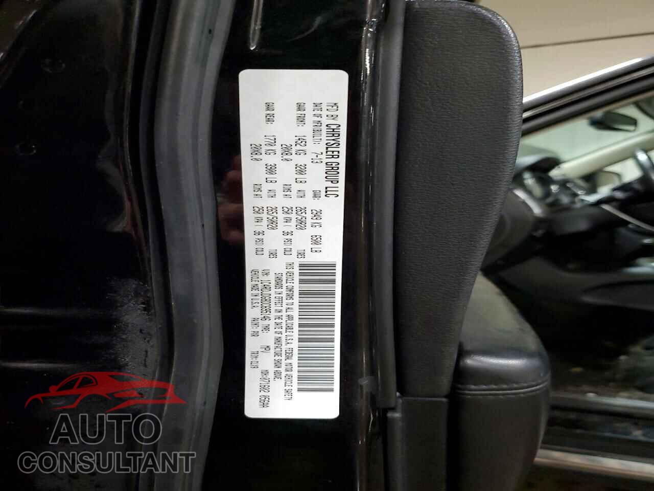 DODGE DURANGO 2013 - 1C4RDJDG8DC695146