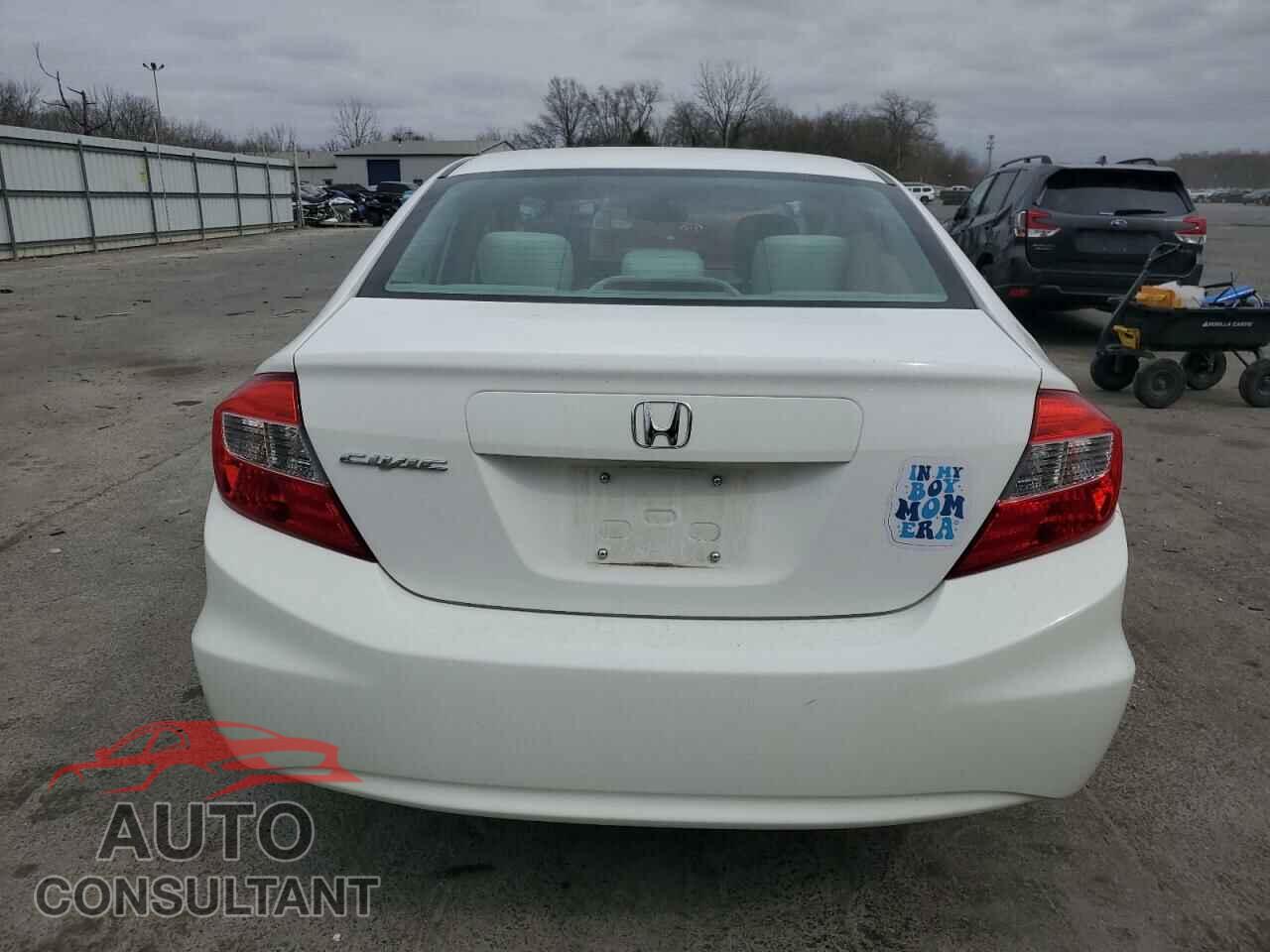 HONDA CIVIC 2012 - 19XFB2F58CE312940