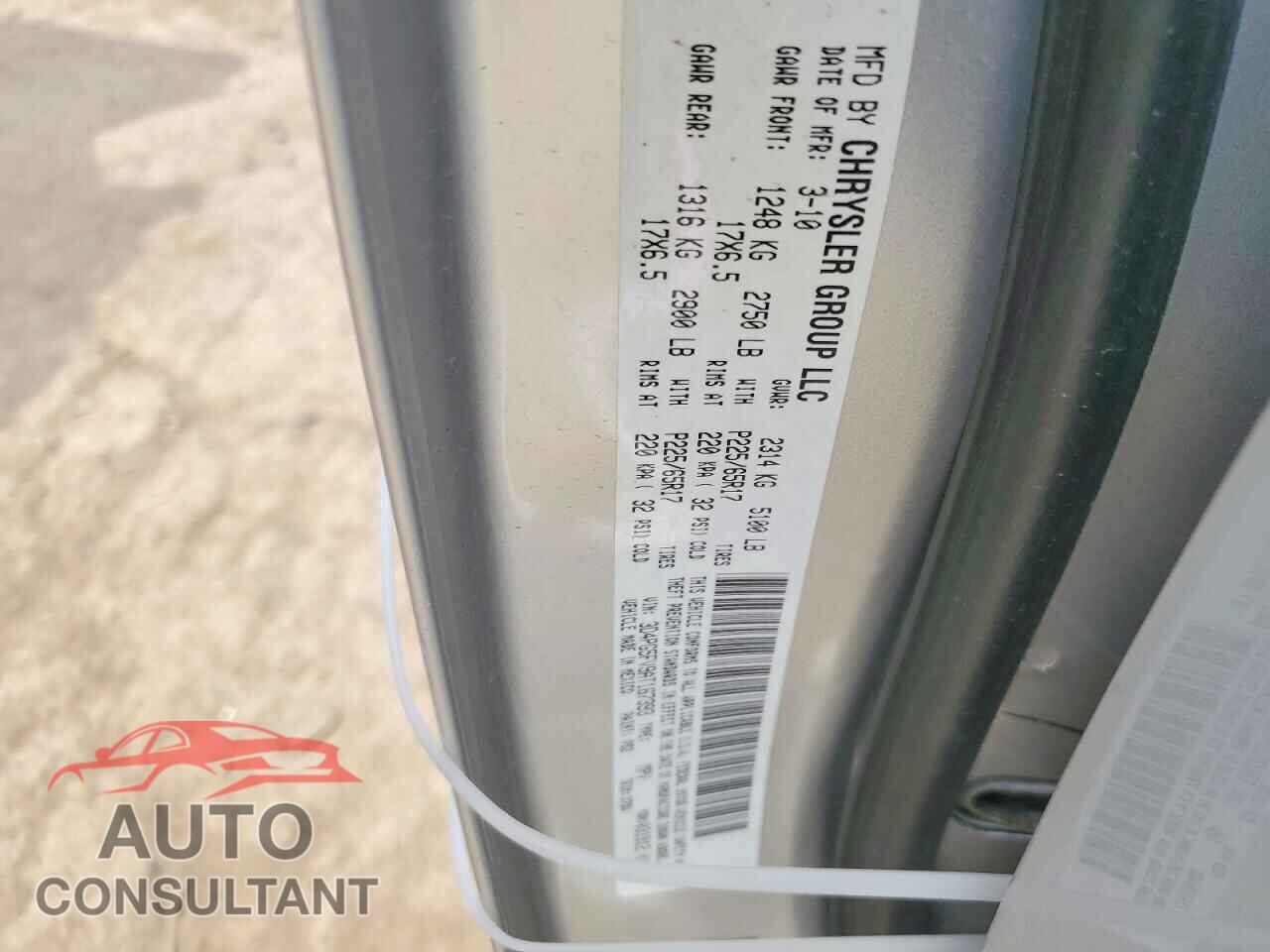 DODGE JOURNEY 2010 - 3D4PG5FV9AT167393