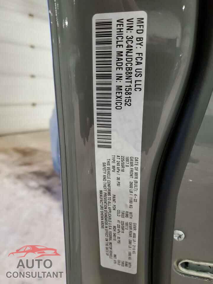 JEEP COMPASS 2022 - 3C4NJDCB8NT158152