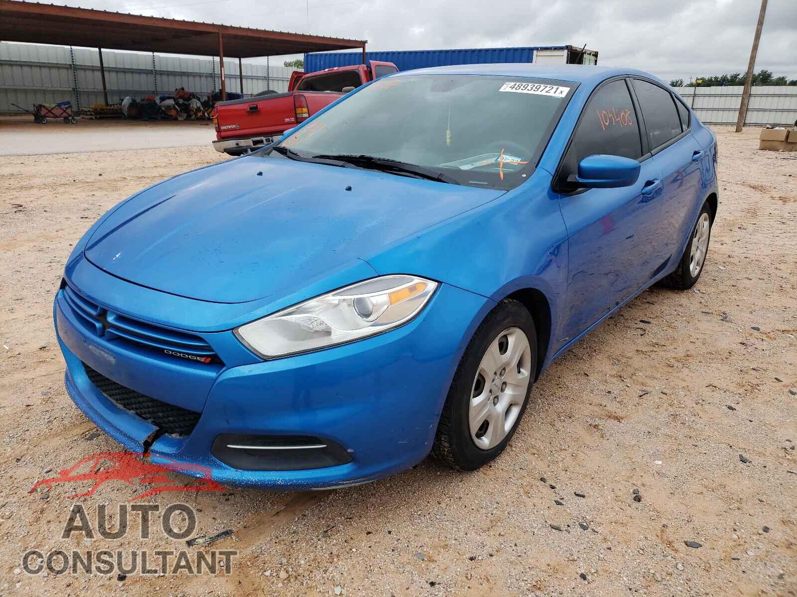 DODGE DART 2016 - 1C3CDFAA5GD736404