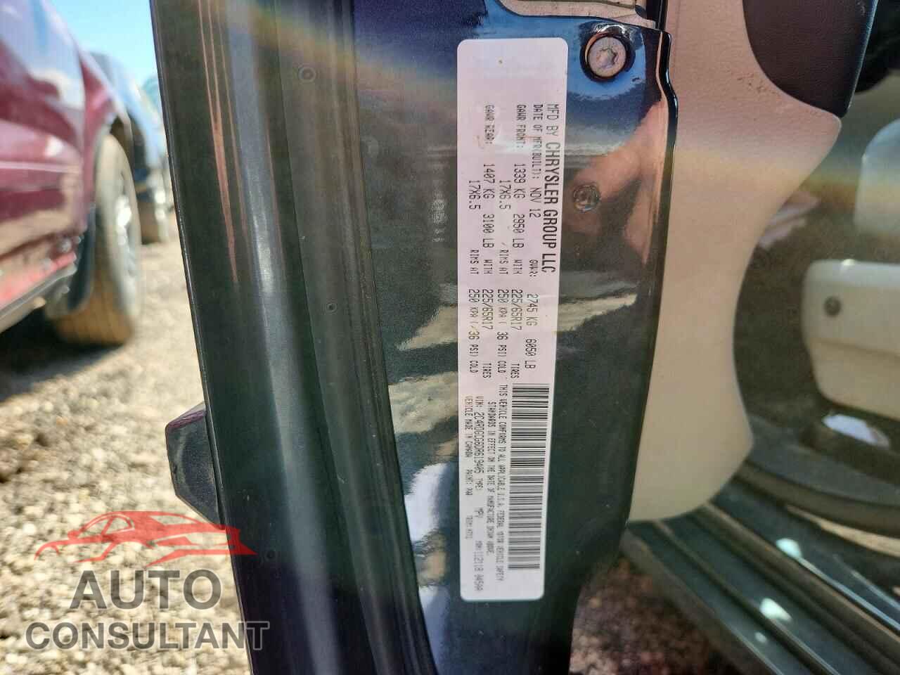 DODGE CARAVAN 2013 - 2C4RDGCG6DR619405