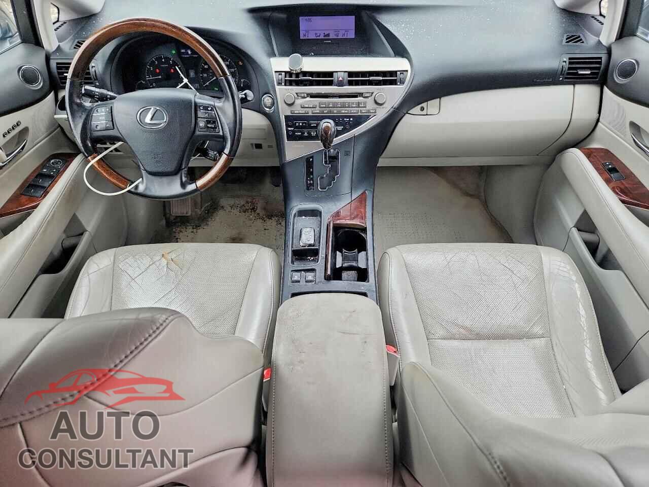 LEXUS RX350 2012 - 2T2BK1BA7CC131589