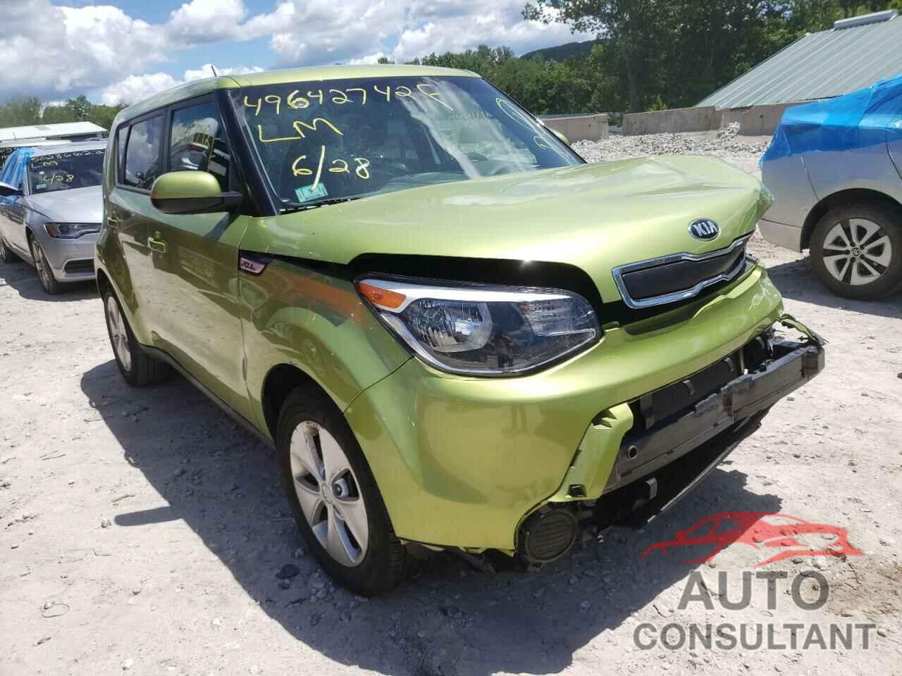 KIA SOUL 2016 - KNDJN2A26G7836933
