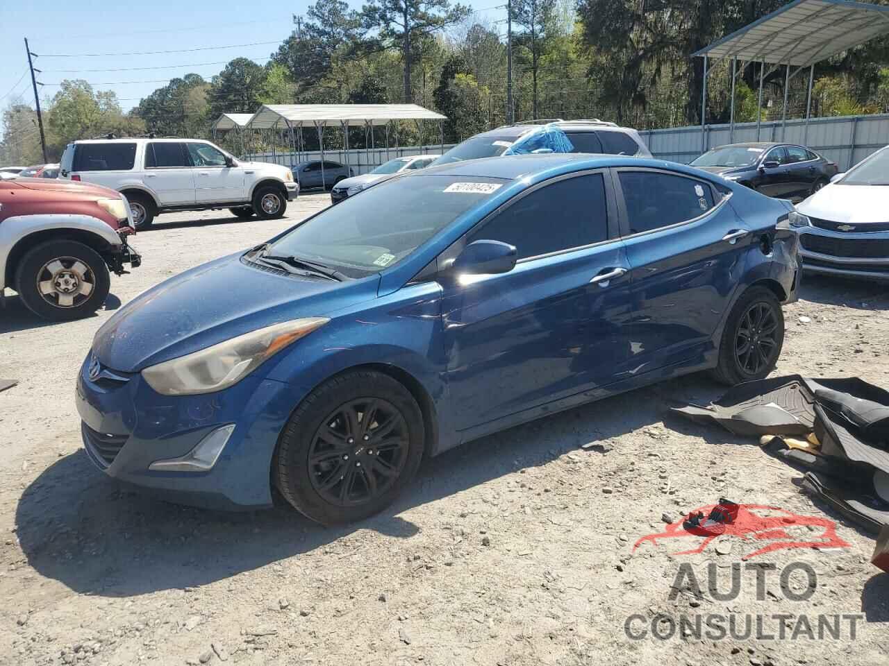 HYUNDAI ELANTRA 2014 - KMHDH4AE8EU111659