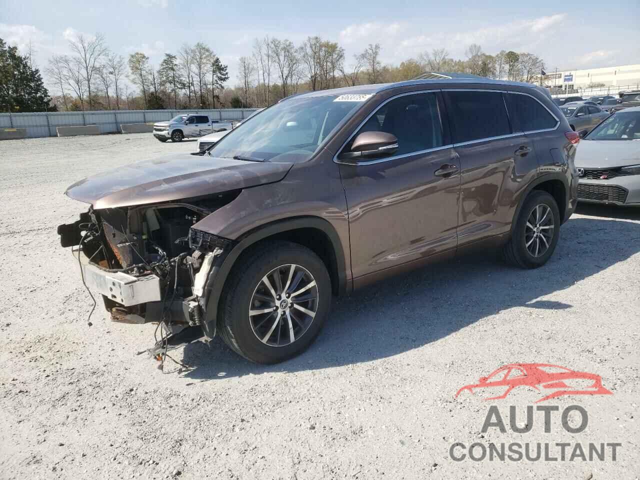 TOYOTA HIGHLANDER 2017 - 5TDKZRFH8HS224822