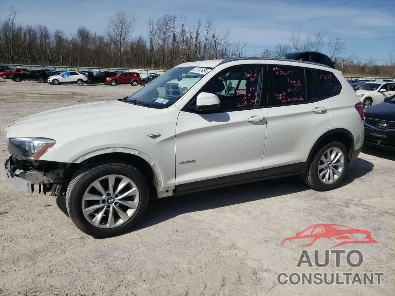 BMW X3 2017 - 5UXWX9C52H0T09853