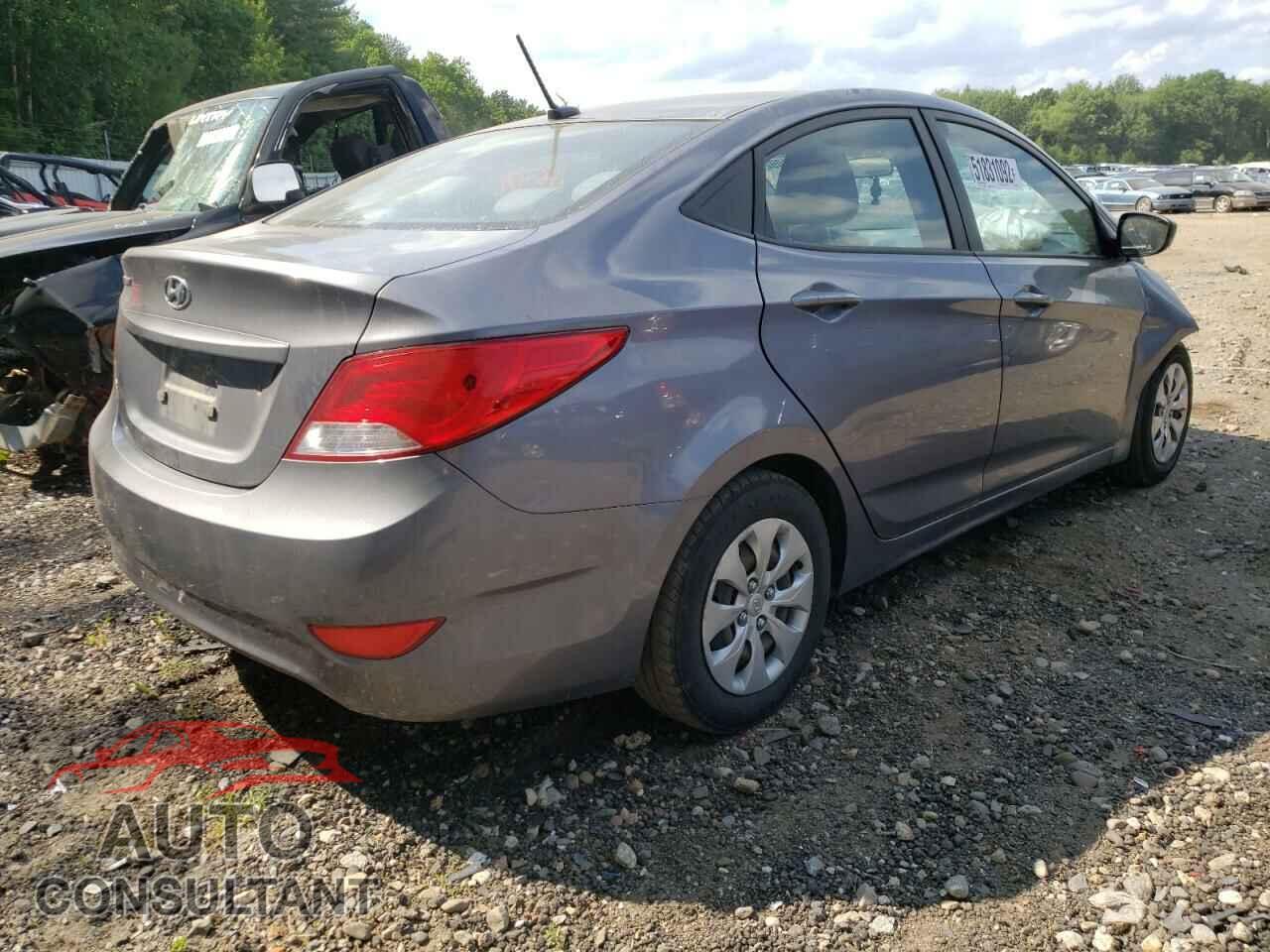 HYUNDAI ACCENT 2016 - KMHCT4AE0GU122409