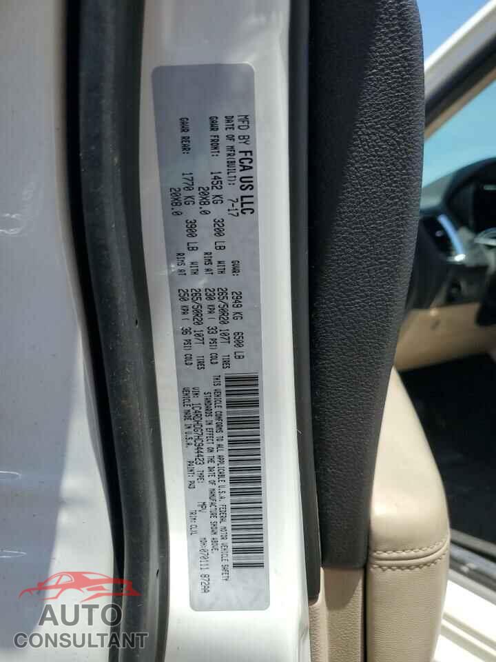 DODGE DURANGO 2017 - 1C4RDHDG7HC944423