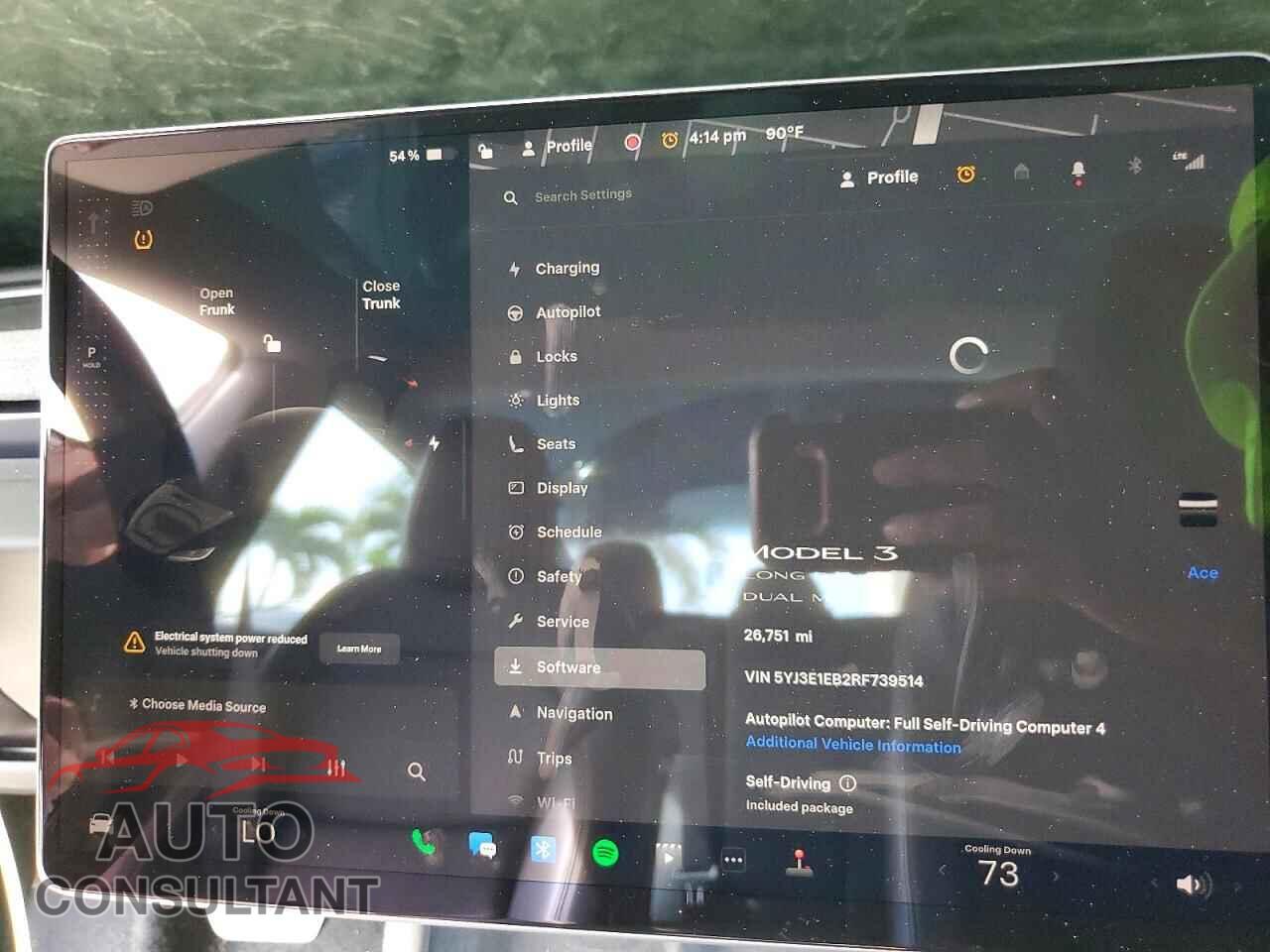 TESLA MODEL 3 2024 - 5YJ3E1EB2RF739514