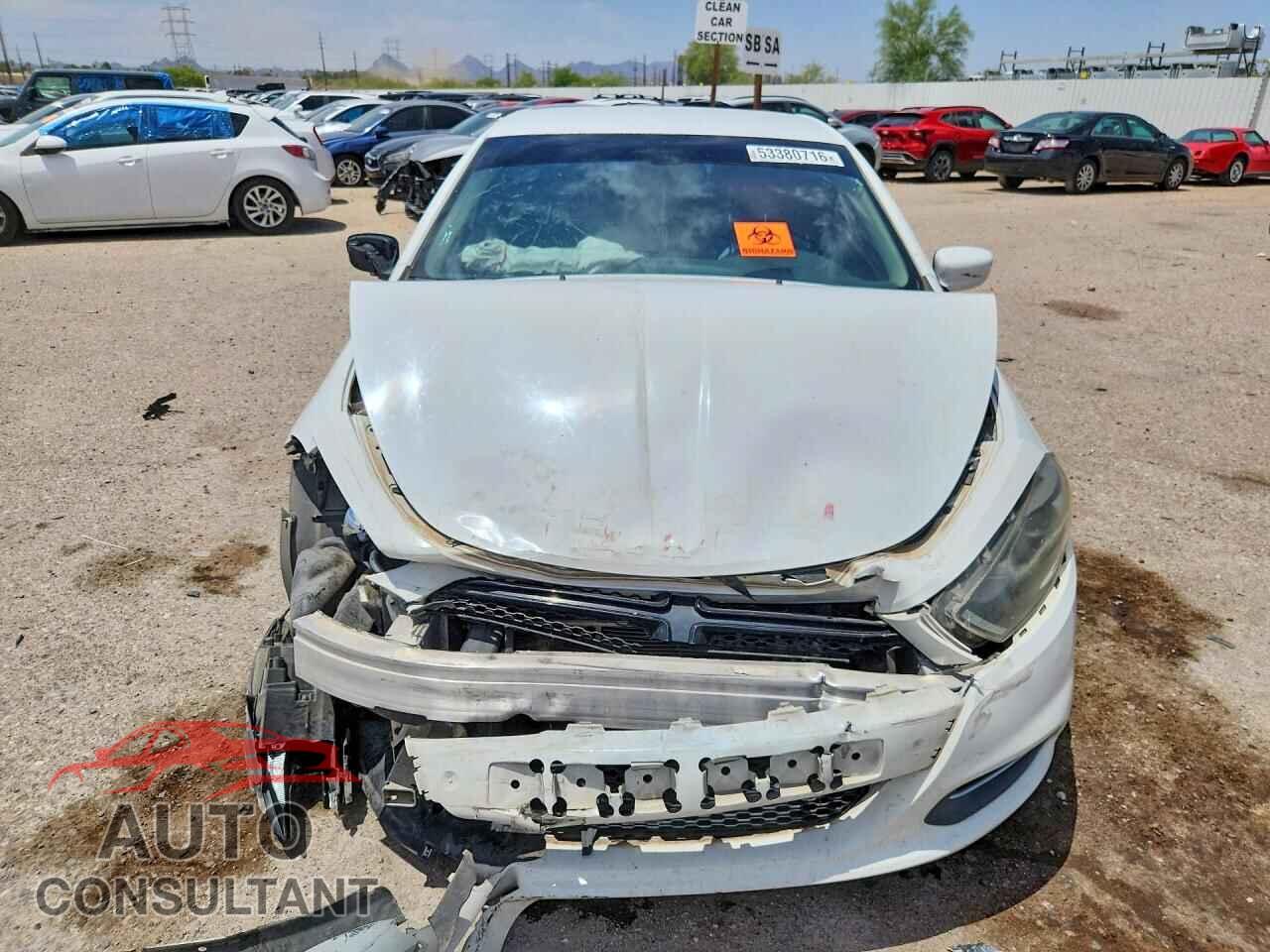 DODGE DART 2015 - 1C3CDFBB3FD222766