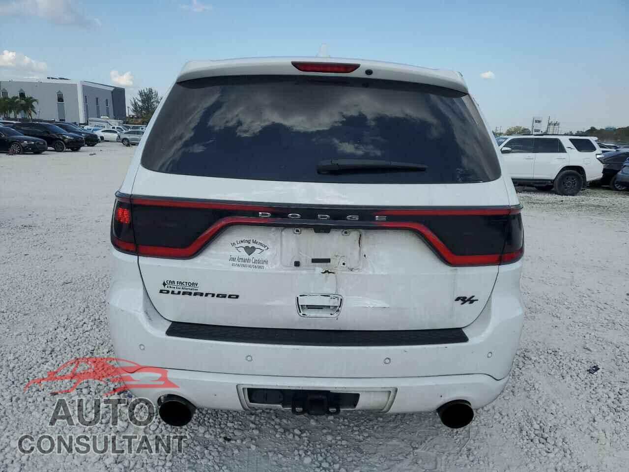 DODGE DURANGO 2017 - 1C4SDHCT7HC936581