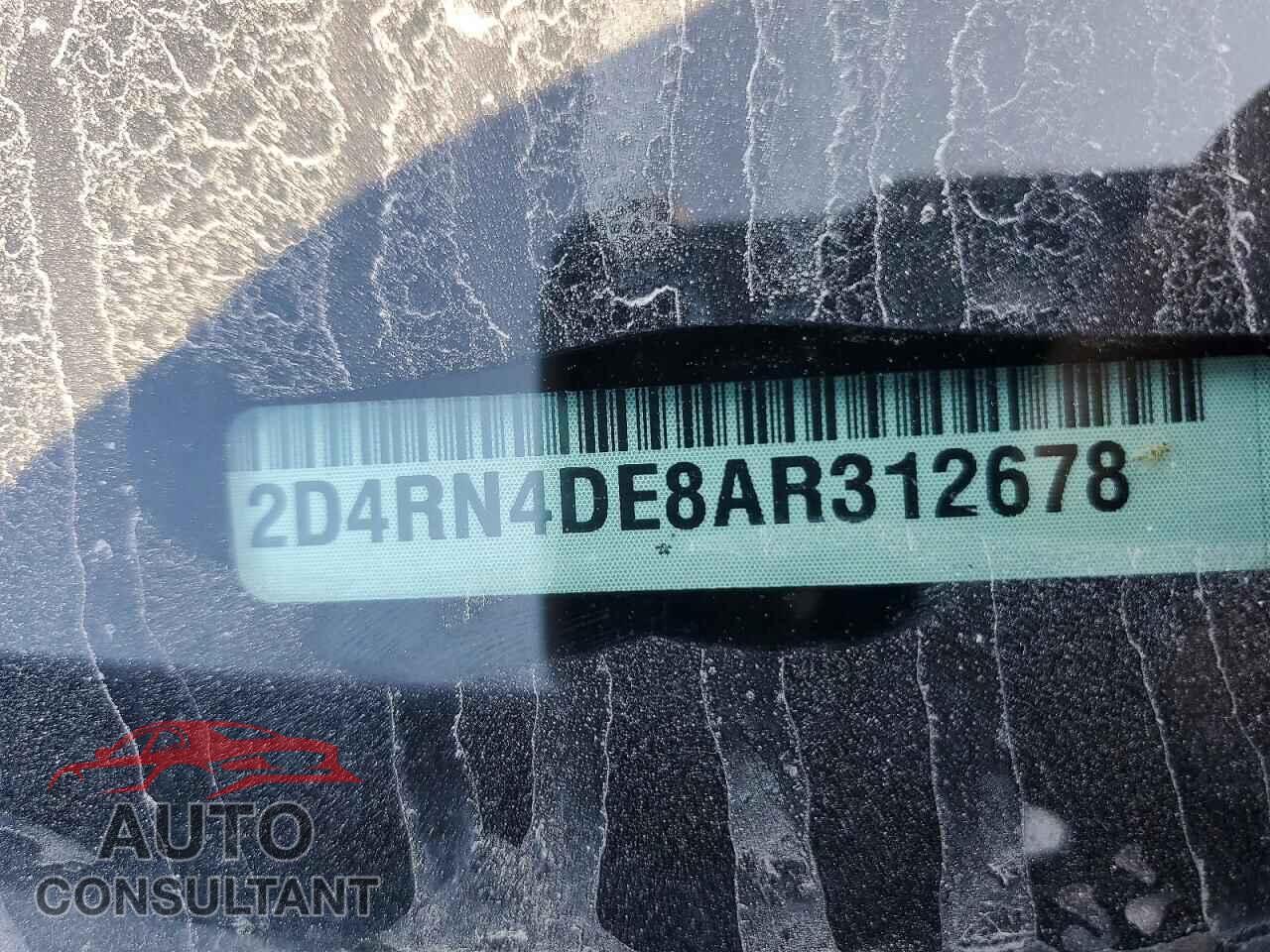 DODGE CARAVAN 2010 - 2D4RN4DE8AR312678