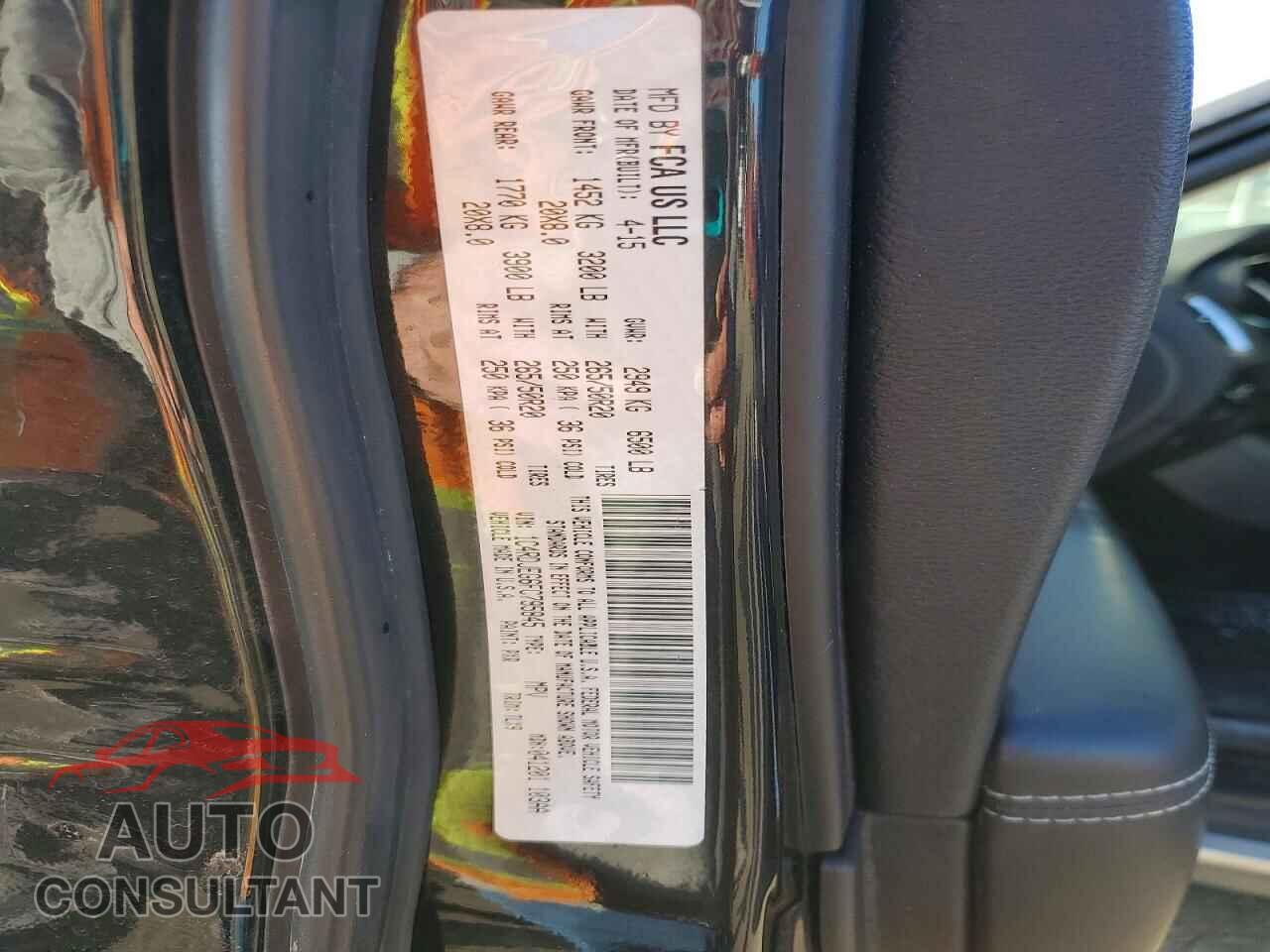 DODGE DURANGO 2015 - 1C4RDJEG6FC795845