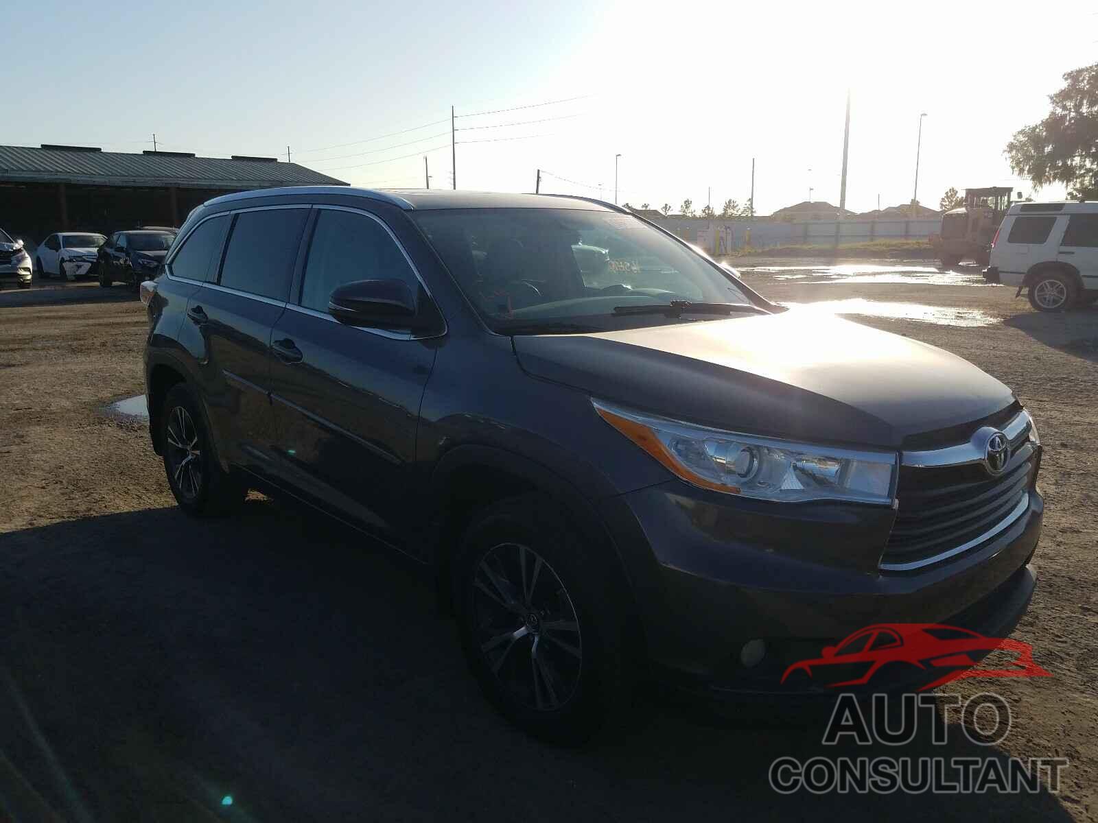 TOYOTA HIGHLANDER 2016 - 5TDKKRFH4GS125868