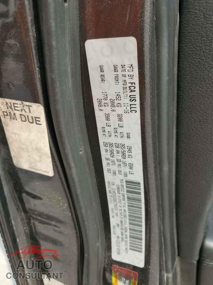 DODGE DURANGO 2017 - 1C4RDHDG9HC724314