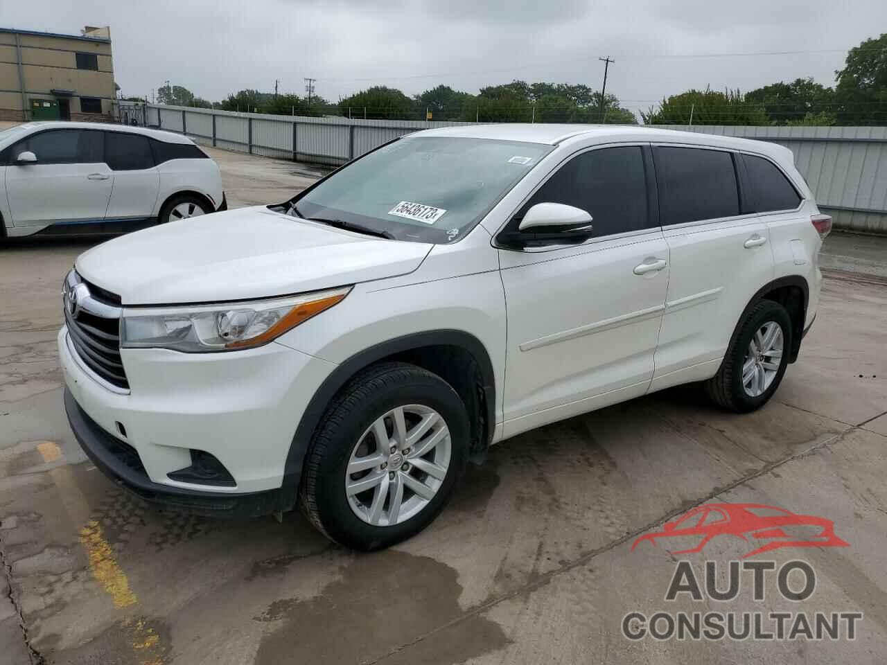 TOYOTA HIGHLANDER 2015 - 5TDZARFH3FS016575
