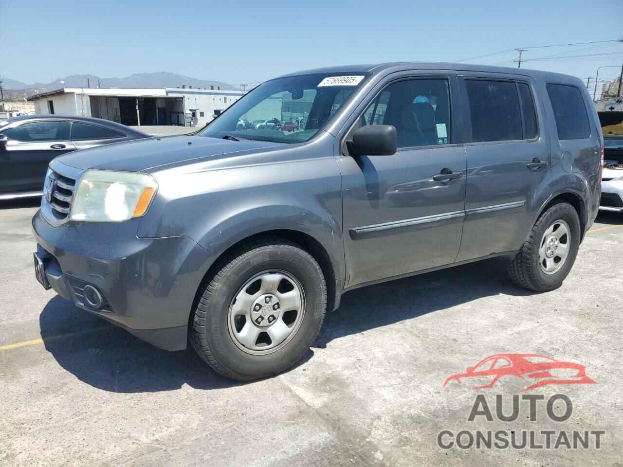 HONDA PILOT 2012 - 5FNYF3H29CB017281