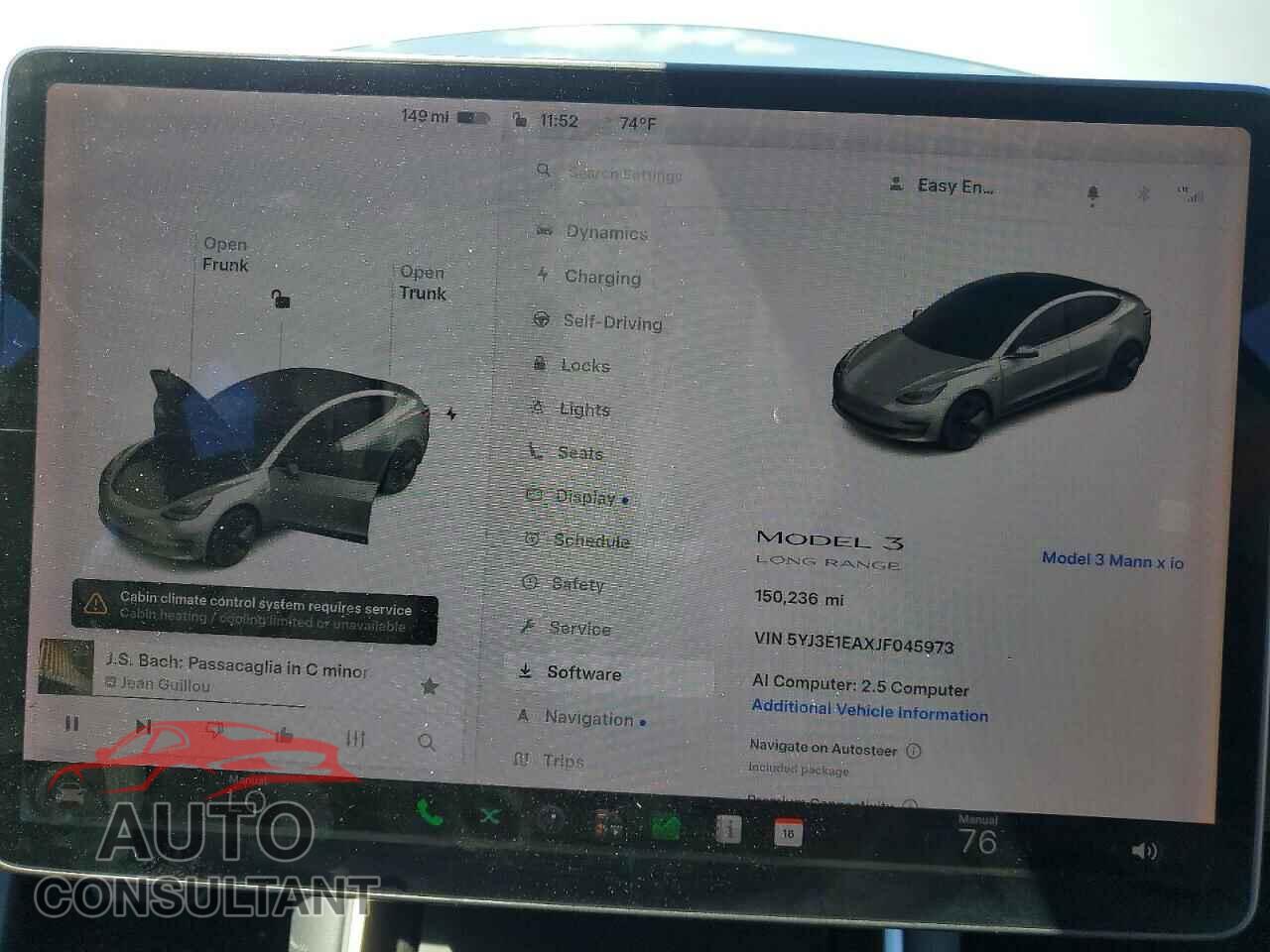 TESLA MODEL 3 2018 - 5YJ3E1EAXJF045973