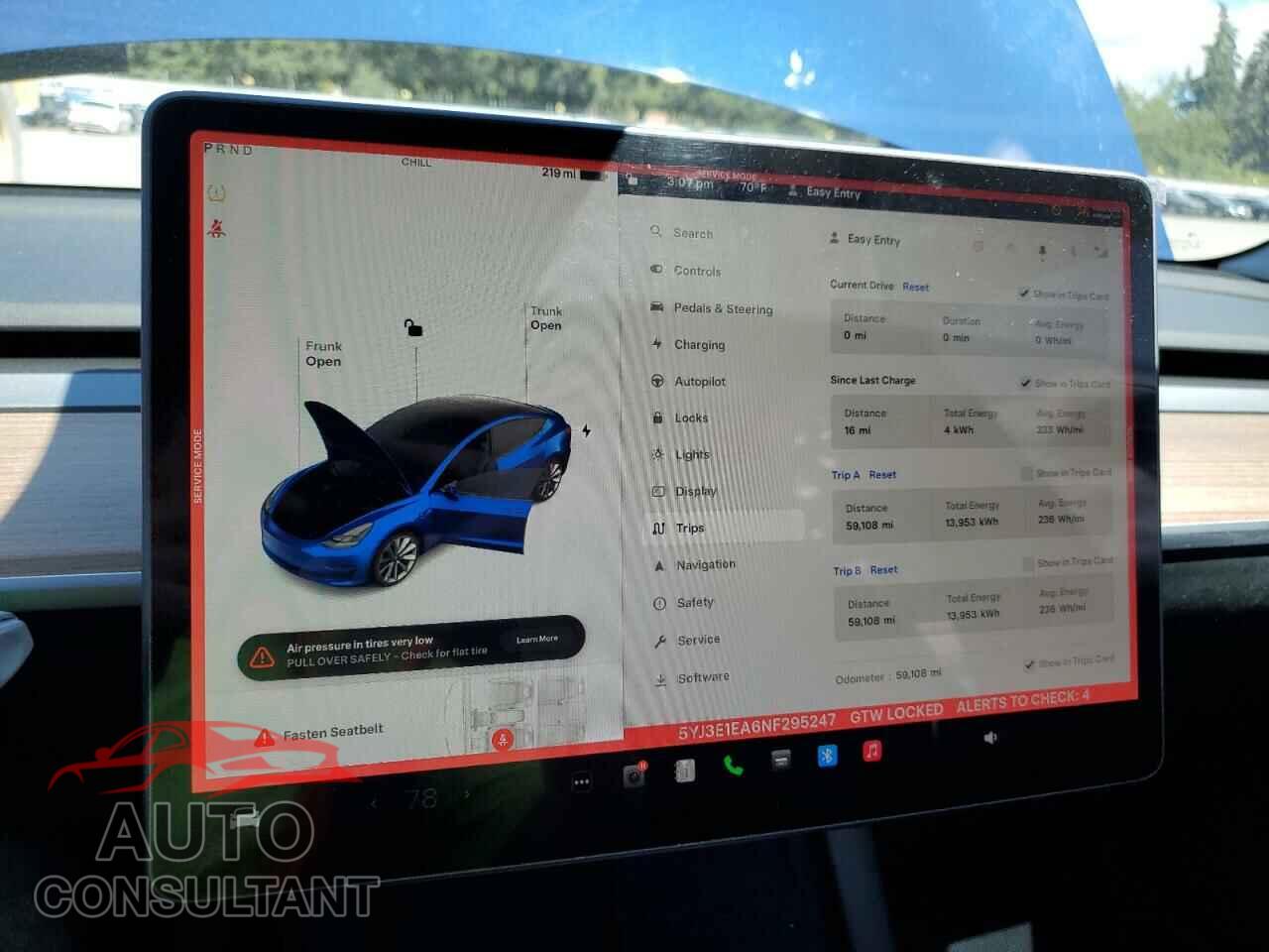 TESLA MODEL 3 2022 - 5YJ3E1EA6NF295247