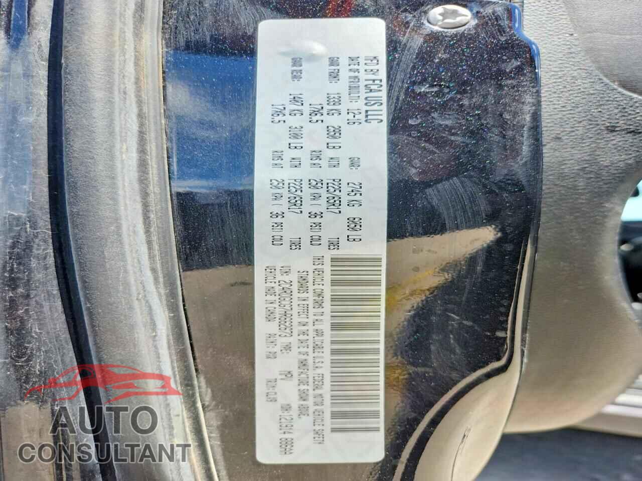 DODGE CARAVAN 2017 - 2C4RDGCG7HR662673