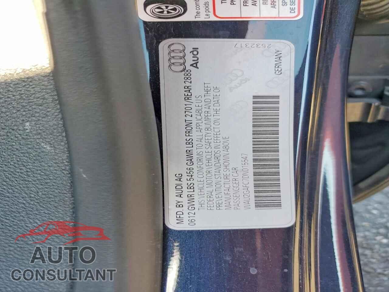 AUDI A7 2013 - WAU2GAFC7DN015547