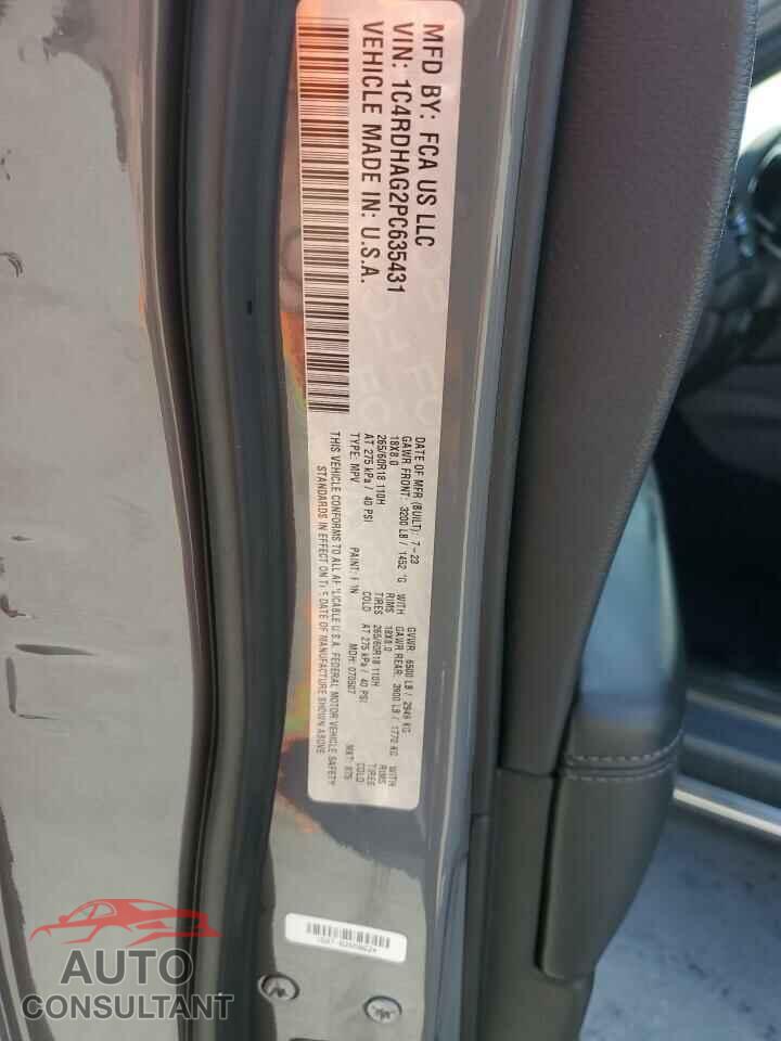DODGE DURANGO 2023 - 1C4RDHAG2PC635431