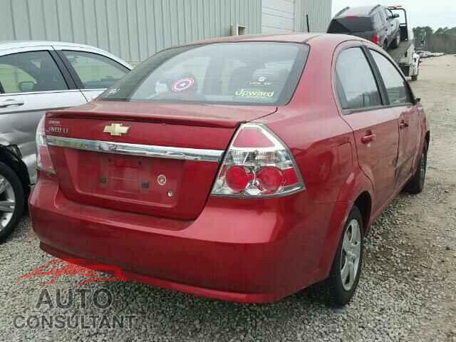 CHEVROLET AVEO 2009 - KL1TD56E19B642382