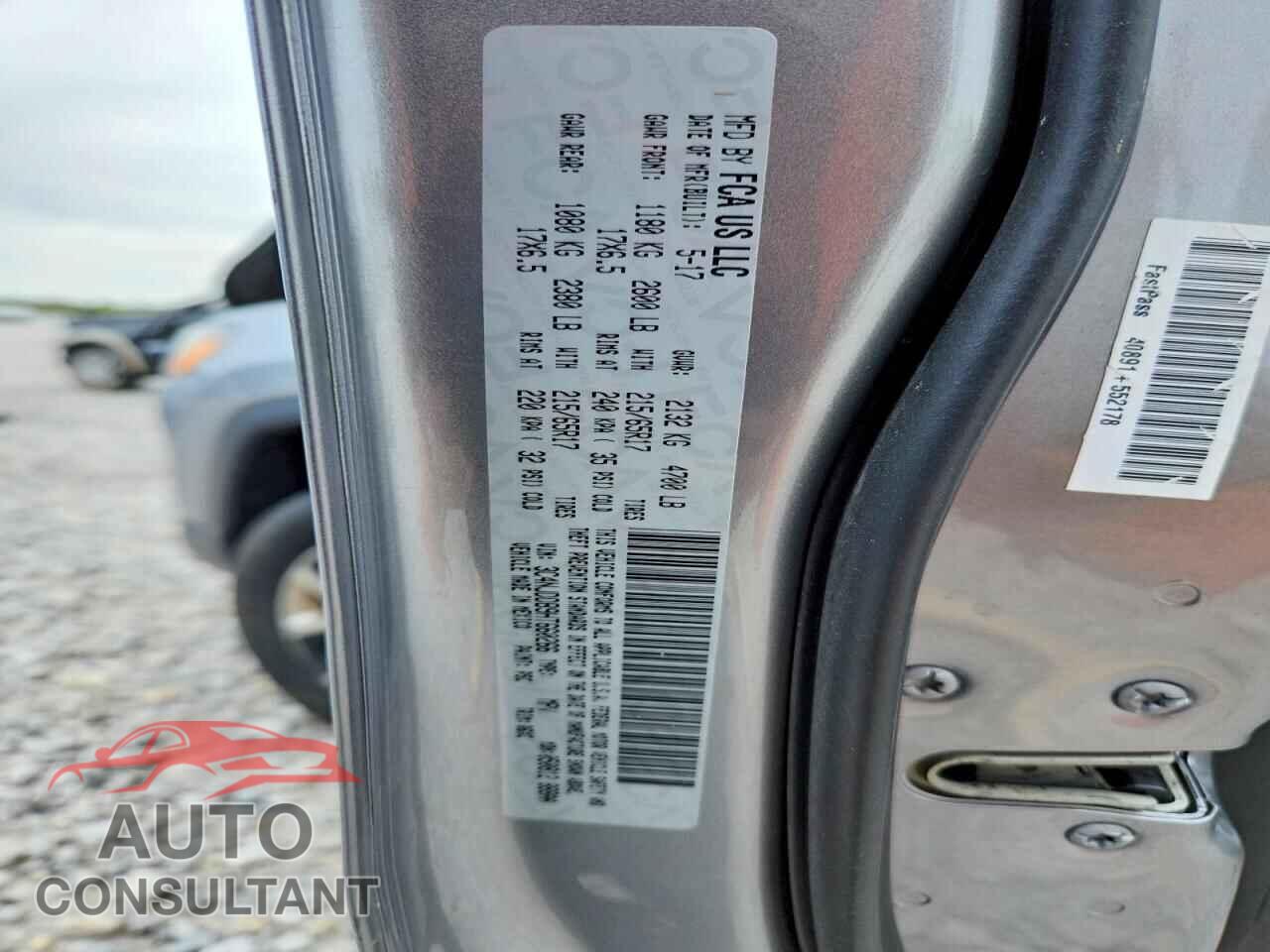JEEP COMPASS 2017 - 3C4NJDDB9HT660266