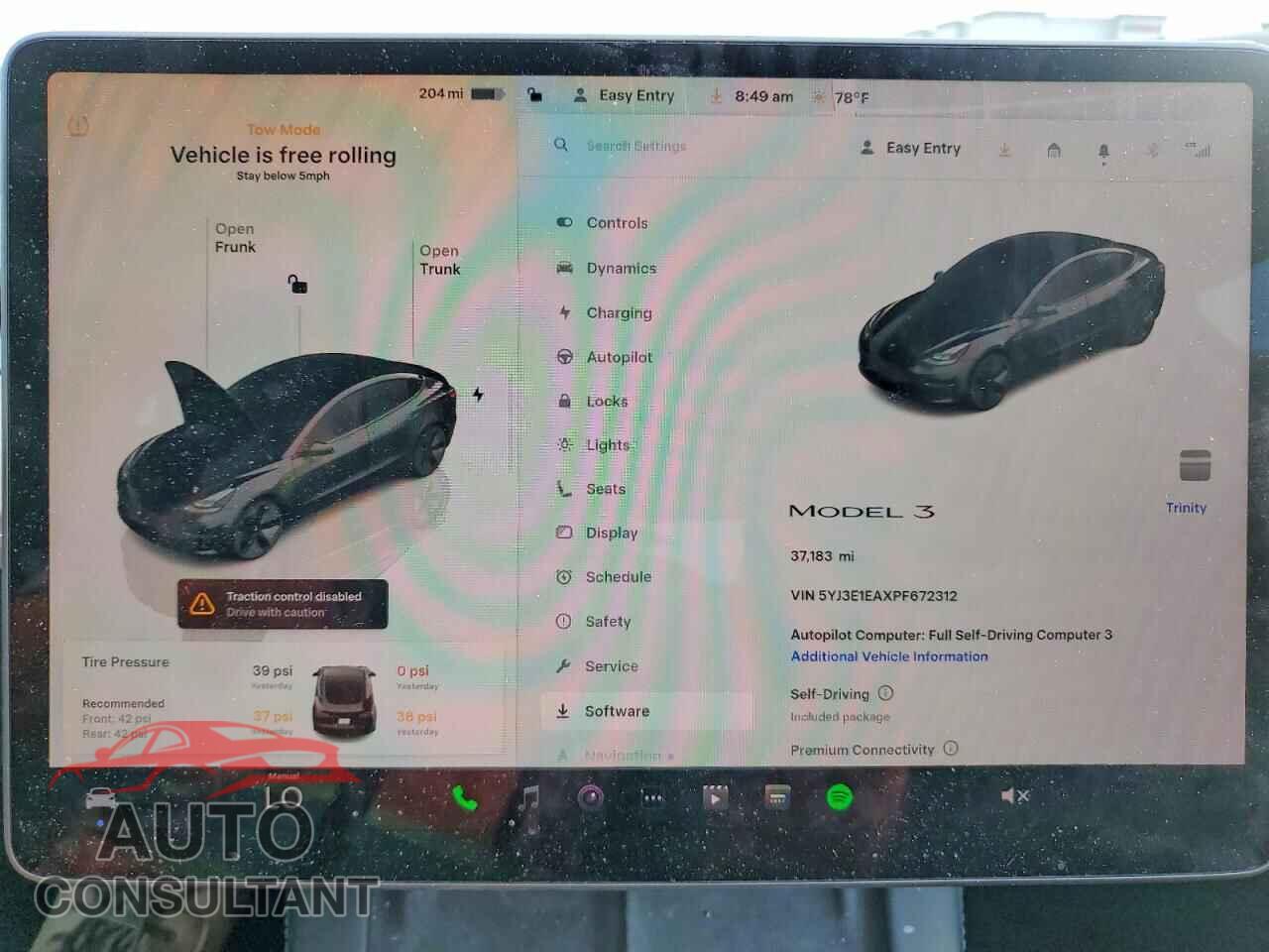 TESLA MODEL 3 2023 - 5YJ3E1EAXPF672312