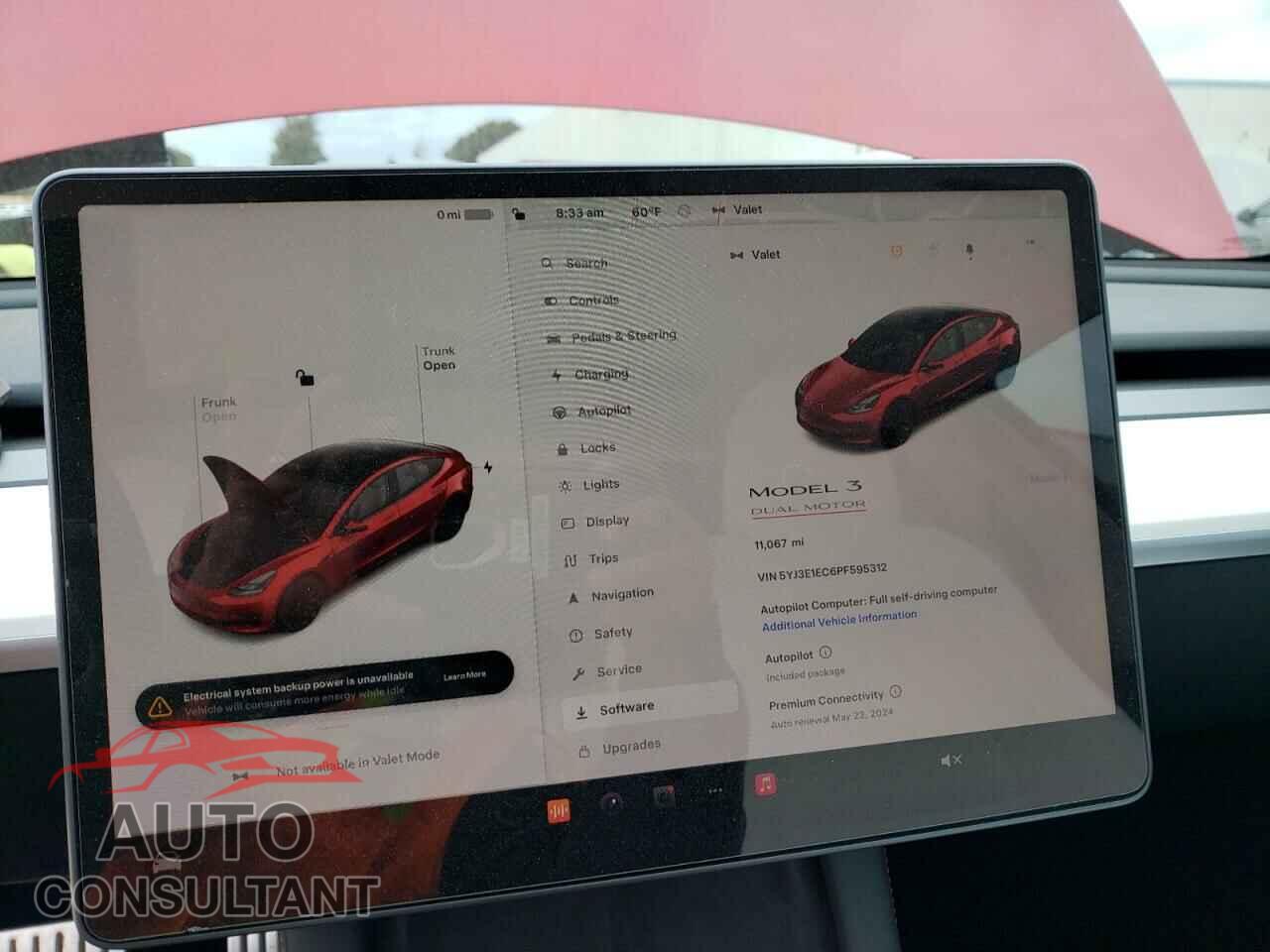 TESLA MODEL 3 2023 - 5YJ3E1EC6PF595312